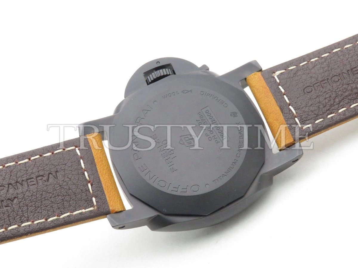 Копия часов Panerai Luminor 1950 3 Days GMT Automatic Ceramic 44mm PAM01441 Арт.PN-0813