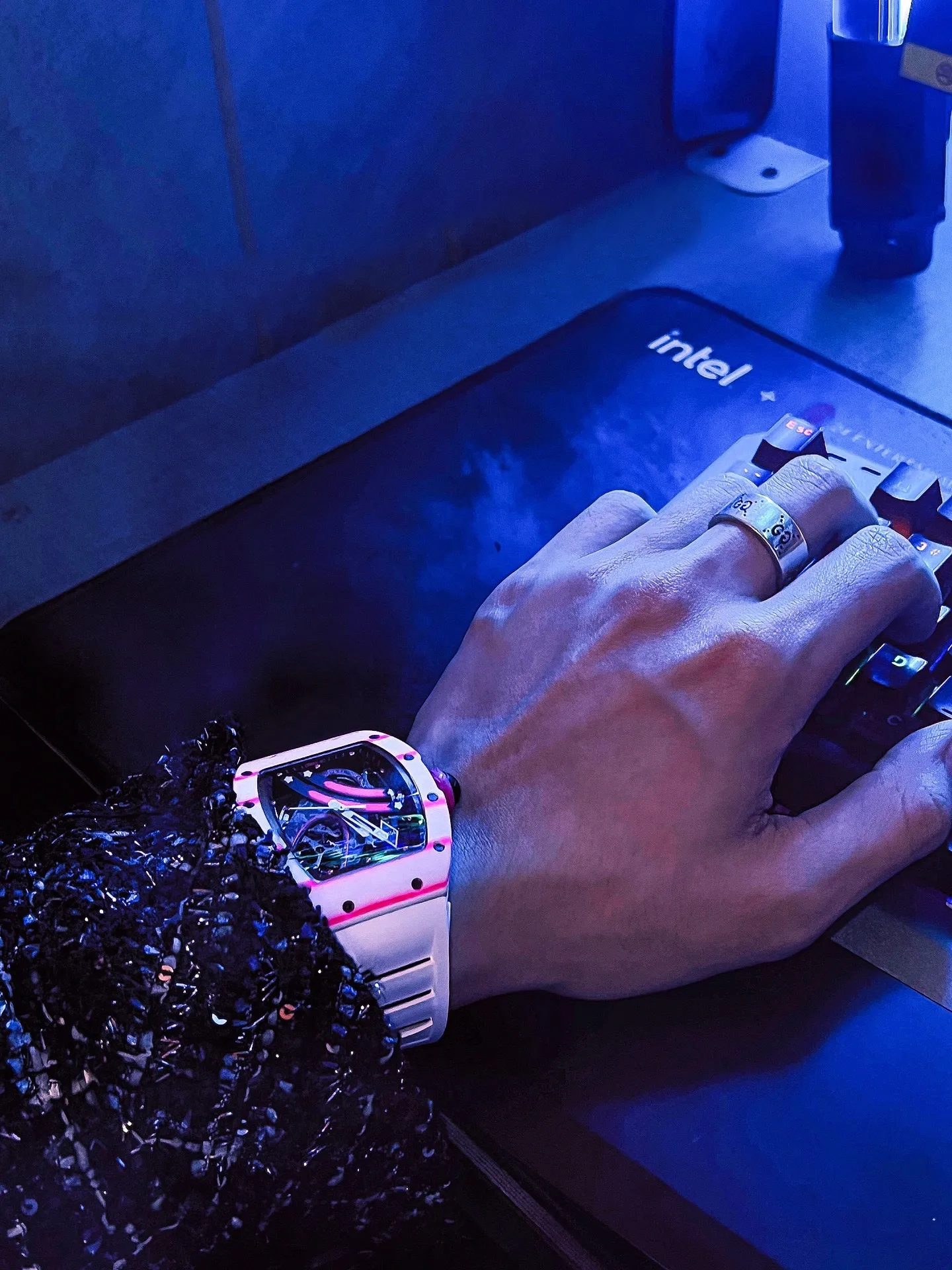 Копия часов CronusArt NTPT Carbon Fiber Watch CM06-P Арт.CA-0404