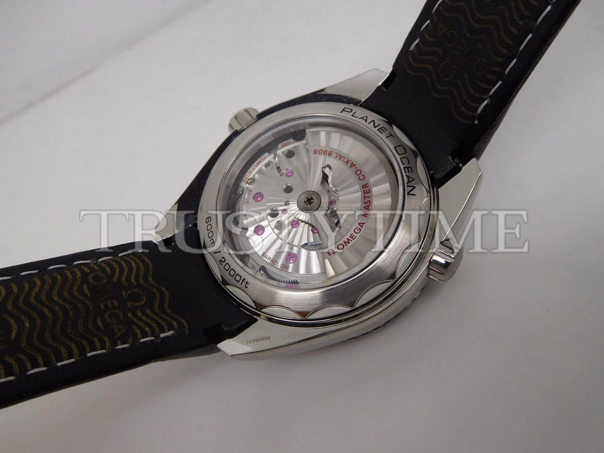 Копия часов Omega Seamaster Planet Ocean 600m Co‑Axial Master Chronometer GMT 43.5mm 215.33.44.22.01.001 Арт.OM-0656