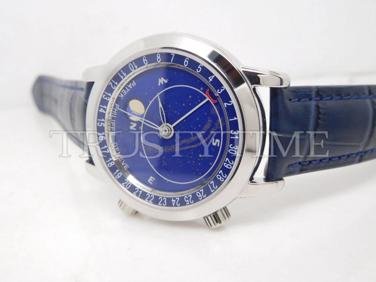 Копия часов Patek Philippe Grand Complications Celestial Sky Moon 44mm 6102P-001 Арт.PP-0445