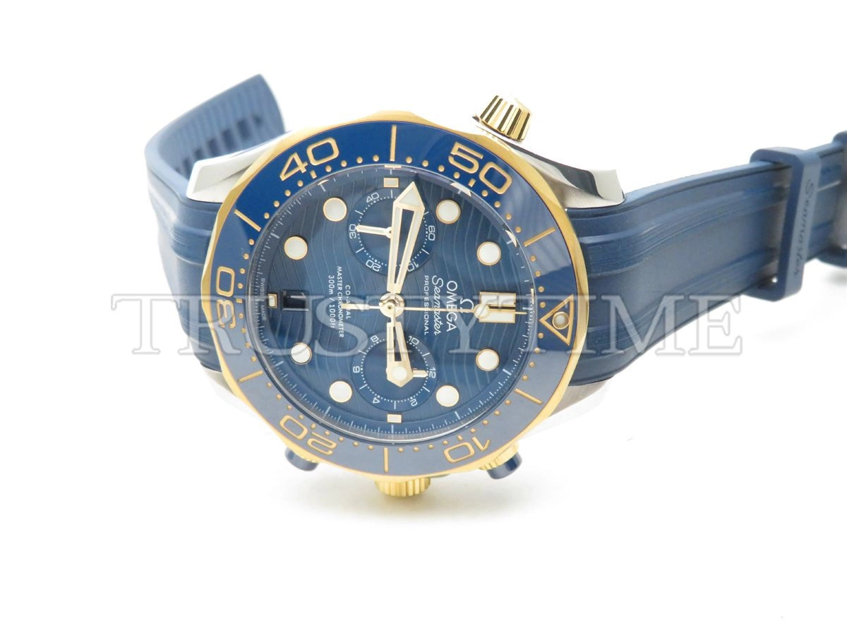 Копия часов Omega Seamaster Diver 300m Co‑Axial Master Chronometer Chronograph 44mm 210.22.44.51.03.001 Арт.OM-0832