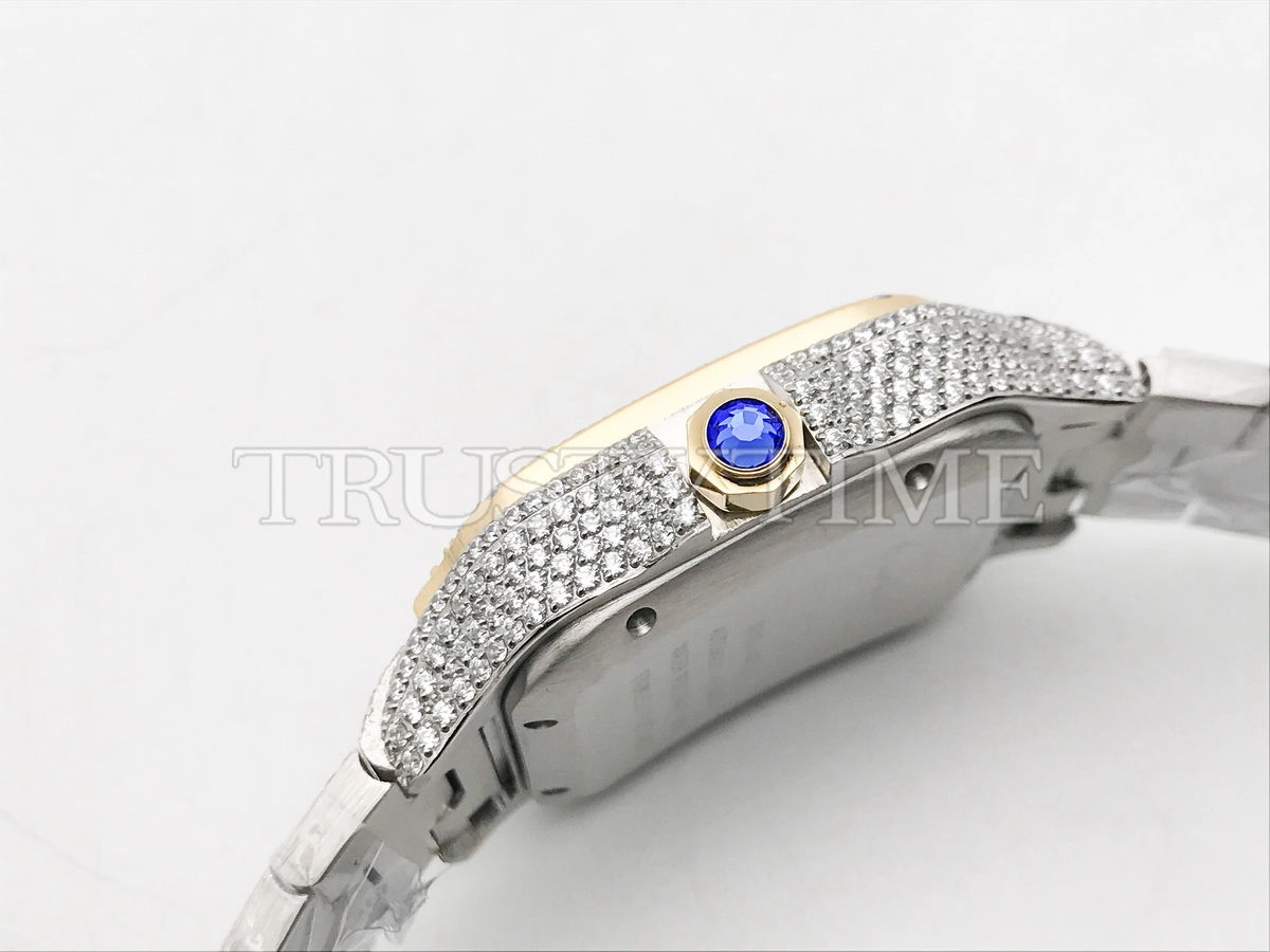 Копия часов Cartier Santos De Cartier 40 W2SA0009 Diamonds Арт.CR-0942