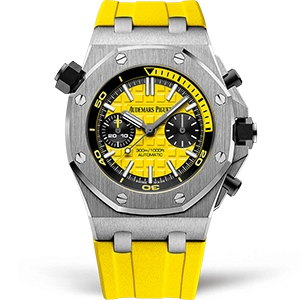 Копия часов Audemars Piguet Royal Oak Offshore Diver Chronograph Yellow 26703ST.OO.A051CA.01 Арт.AP-0924
