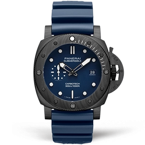Копия часов Panerai Submersible QuarantaQuattro Carbotech Blu Abisso 44mm PAM01232 Арт.PN-0866