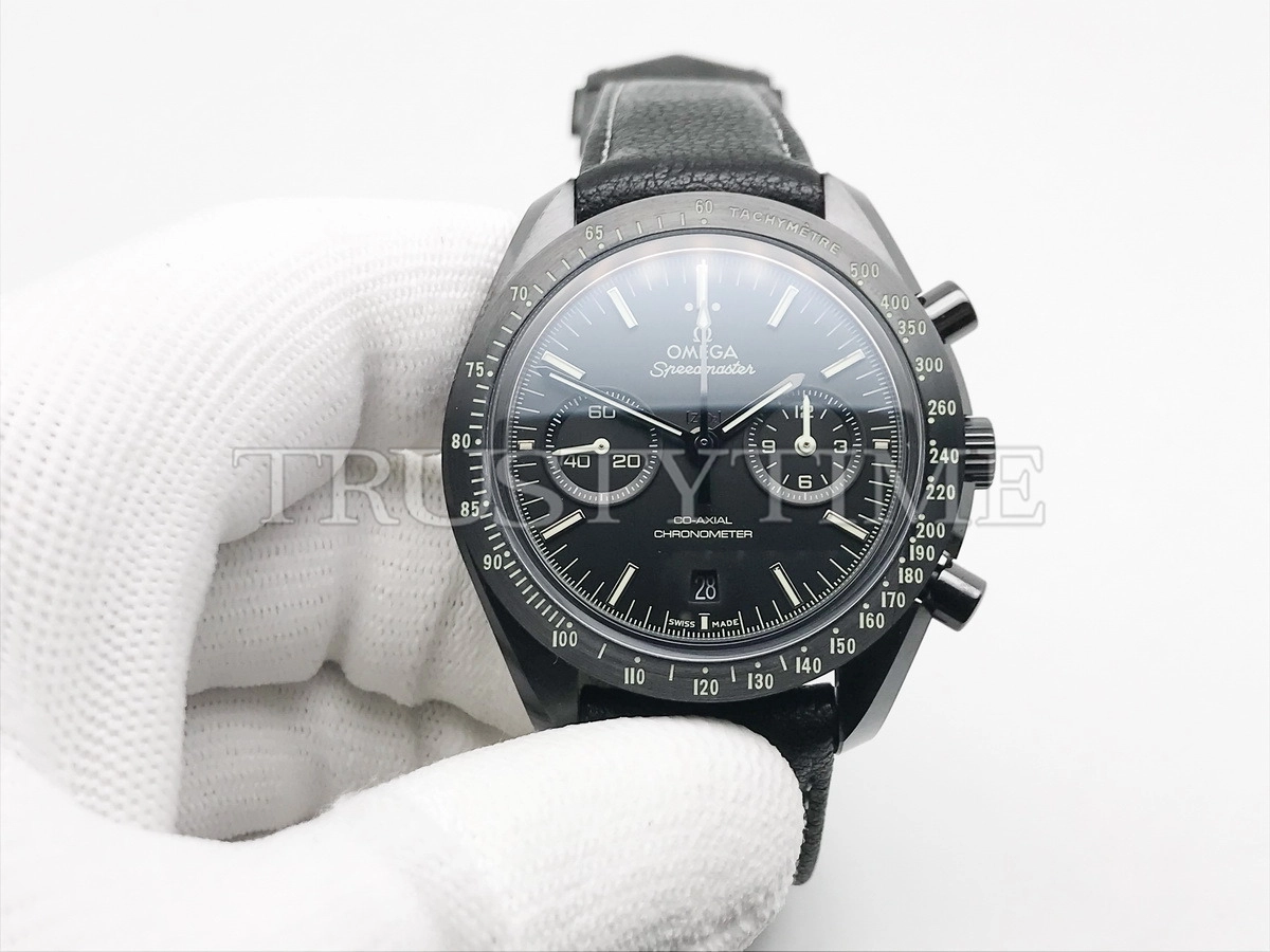 Копия часов Omega Speedmaster Moonwatch Co-Axial Chronograph Pitch Black 44mm 311.92.44.51.01.004 Арт.OM-0946