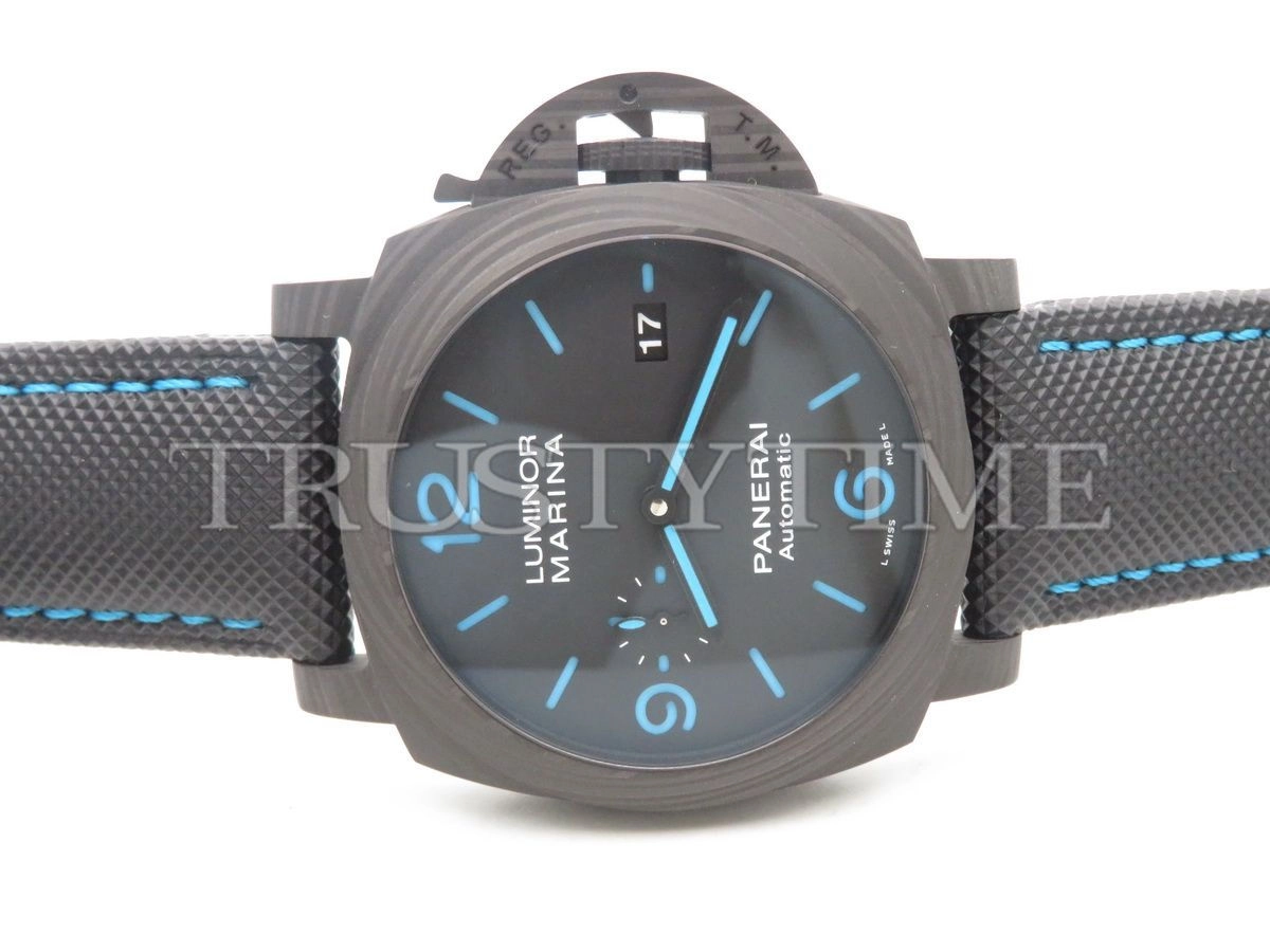 Копия часов Panerai Luminor 1950 3 Days Automatic Carbotech 44mm PAM01661 Арт.PN-0735