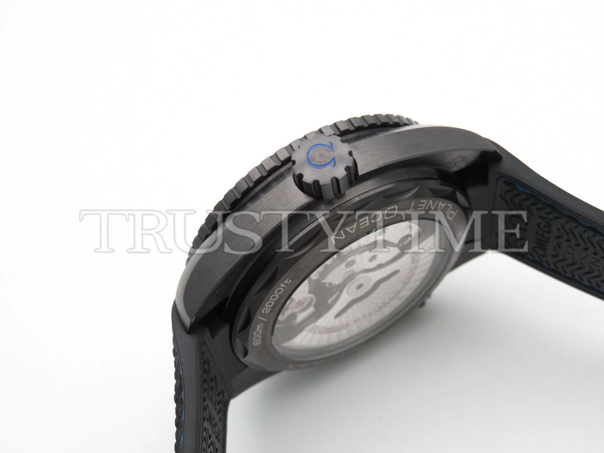 Копия часов Omega Seamaster Planet Ocean 600m Co‑Axial Master Chronometer GMT Deep Black 45,5mm215.92.46.22.01.002 Арт.OM-0650