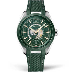 Копия часов Omega Seamaster Aqua Terra Co-axial Master Chronometer GMT Worldtimer 43mm 220.32.43.22.10.001 Арт.OM-0982