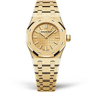 Копия часов Audemars Piguet Royal Oak Mini Frosted Gold Quartz 67630BA.GG.1312BA.01-C Арт.AP-1243