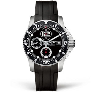 Копия часов Longines Sport Hydroconquest Chronograph 41mm L3.644.4.56.2 Арт.LN-0392