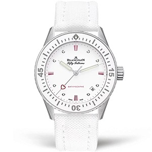 Копия часов Blancpain Fifty Fathoms Bathyscaphe Saint Valentin 2023 - 5100A-1127-W52A Арт.BP-0361