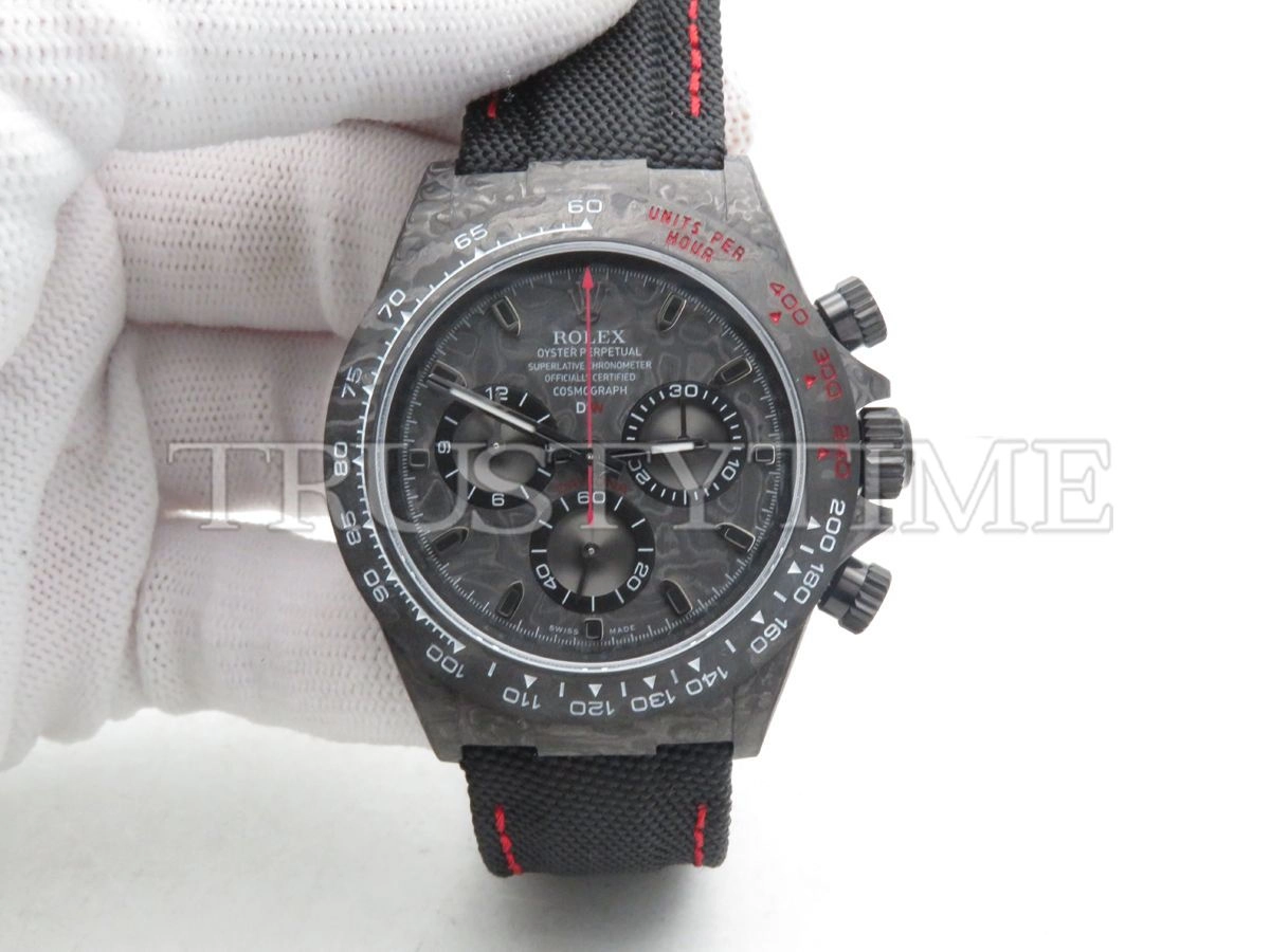Копия часов Rolex Cosmograph Daytona DIW Carbon Speedster Арт.RX-1918