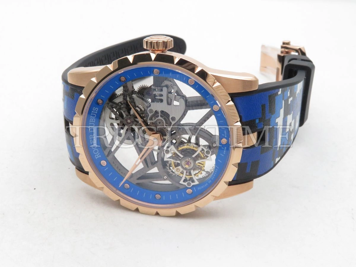 Копия часов Roger Dubuis Excalibur Skeleton Flying Tourbillon Арт.RG-0447