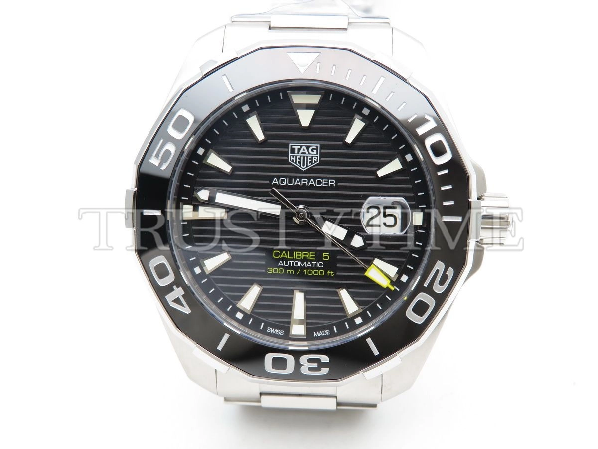 Копия часов Tag Heuer Aquaracer Calibre 5 43mm WAY201A.BA0927 Арт.TG-0353