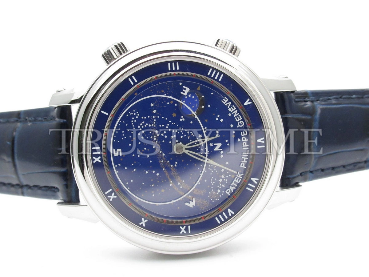 Копия часов Patek Philippe Grand Complications Celestial Sky Moon 43mm 5102G-001 Арт.PP-0439
