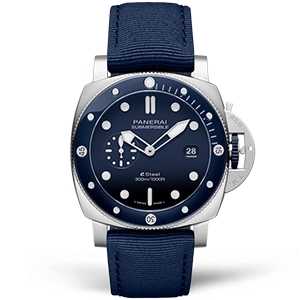 Копия часов Panerai Submersible QuarantaQuattro eSteel™ Blu Profondo 44mm PAM01289 Арт.PN-0868
