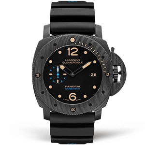 Копия часов Panerai Luminor Submersible 3 Days Automatic Carbotech 47mm PAM00616 Арт.PN-0775