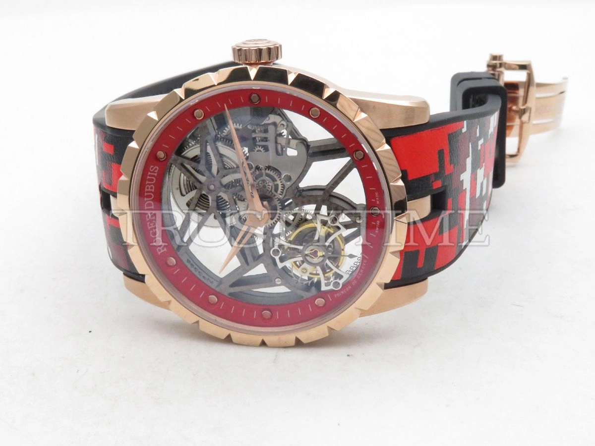 Копия часов Roger Dubuis Excalibur Skeleton Flying Tourbillon Арт.RG-0446