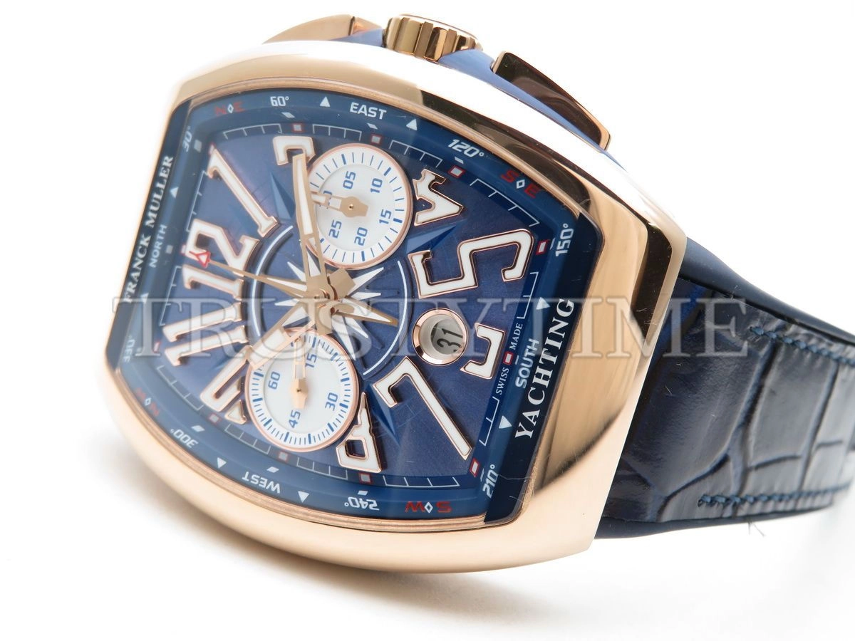 Копия часов Franck Muller Vanguard Chronograph V 45 CC DT YACHTING 5N.BL BL.BL 5N Арт.FM-0639