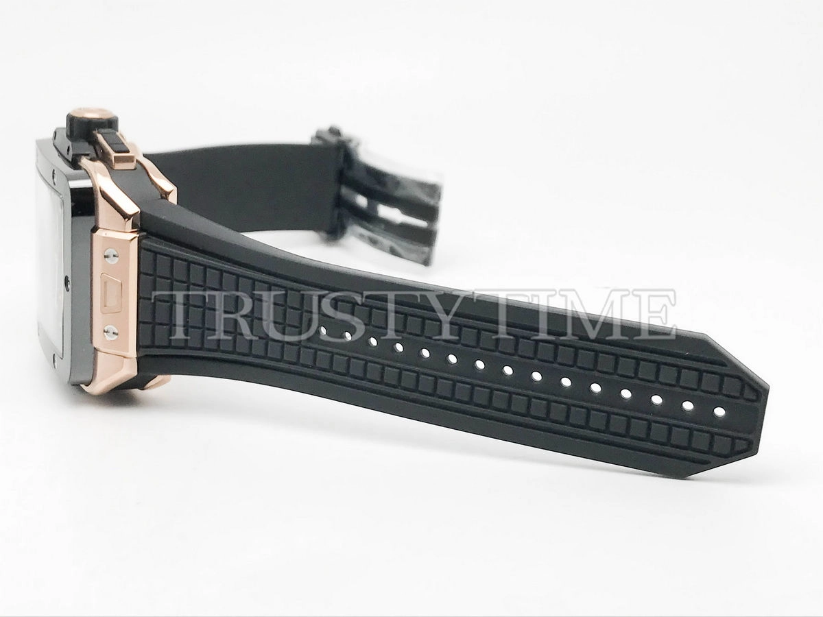 Копия часов Hublot Square Bang Unico King Gold Ceramic 821.OM.0180.RX Арт.HB-1226