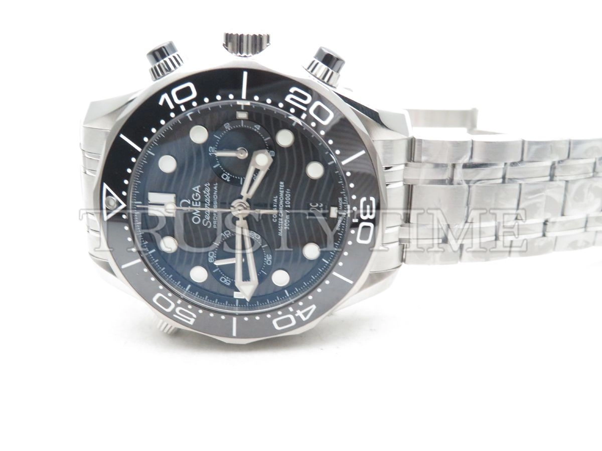 Копия часов Omega Seamaster Diver 300m Co‑Axial Master Chronometer Chronograph 44mm 210.30.44.51.01.001 Арт.OM-0825