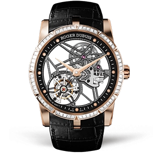 Копия часов Roger Dubuis Excalibur Tourbillon Skeleton RDDBEX0404 Арт.RG-0461