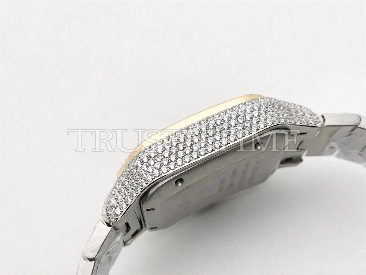 Копия часов Cartier Santos De Cartier 40 W2SA0009 Diamonds Арт.CR-0940