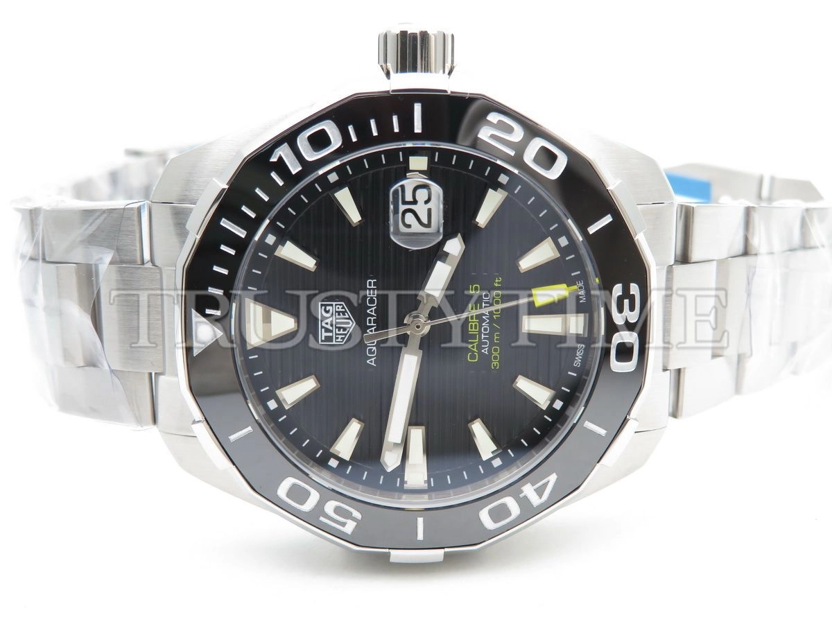 Копия часов Tag Heuer Aquaracer Calibre 5 43mm WAY201A.BA0927 Арт.TG-0353