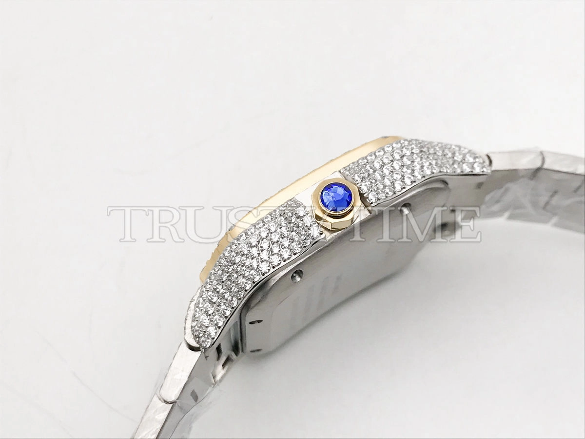 Копия часов Cartier Santos De Cartier 40 W2SA0009 Diamonds Арт.CR-0948