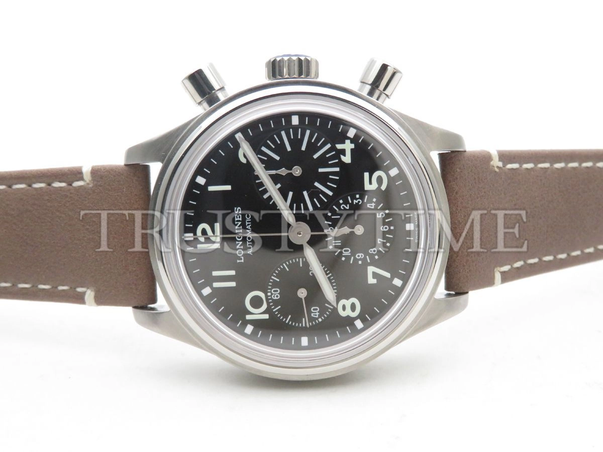 Копия часов Longines Avigation BigEye Chronograph L2.816.4.53.2 Арт.LN-0290