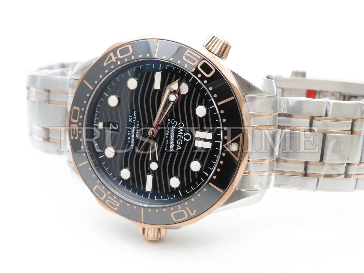 Копия часов Omega Seamaster Diver 300m Co-axial Chronometer 42mm 210.20.42.20.01.001 Арт.OM-0676