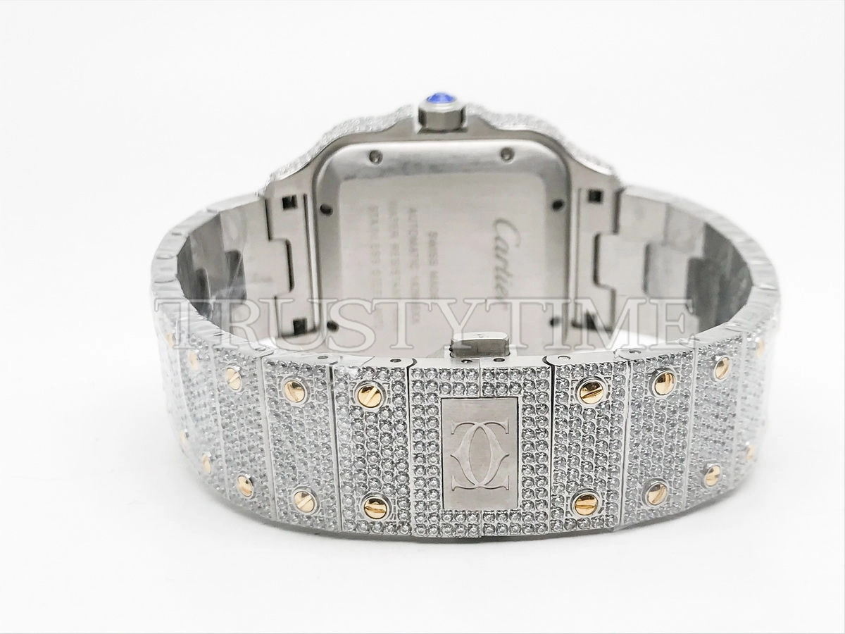 Копия часов Cartier Santos De Cartier 40 W2SA0009 Diamonds Арт.CR-0939