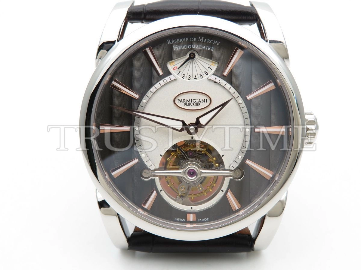Копия часов Parmigiani Fleurier Tonda Tourbillon Platinum Slate PFH251-2000200-HA1441 Арт.PF-0635