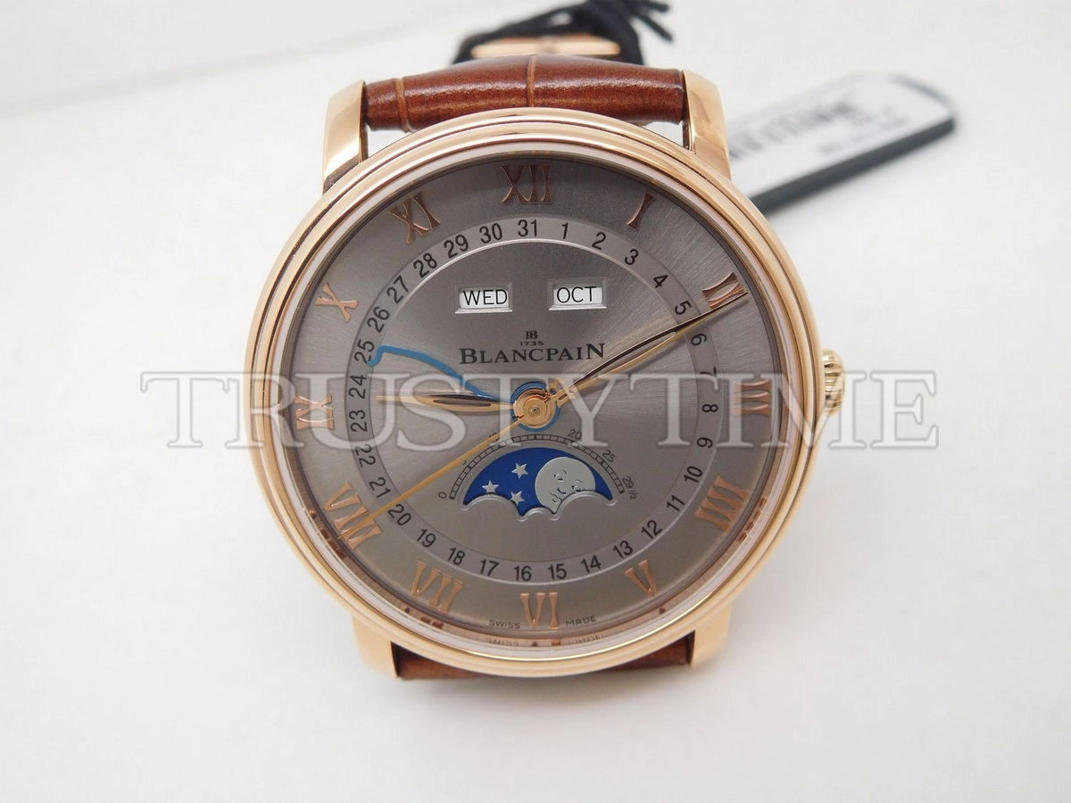 Копия часов Blancpain Villeret Moonphase 6654-3613-55B Арт.BP-0327