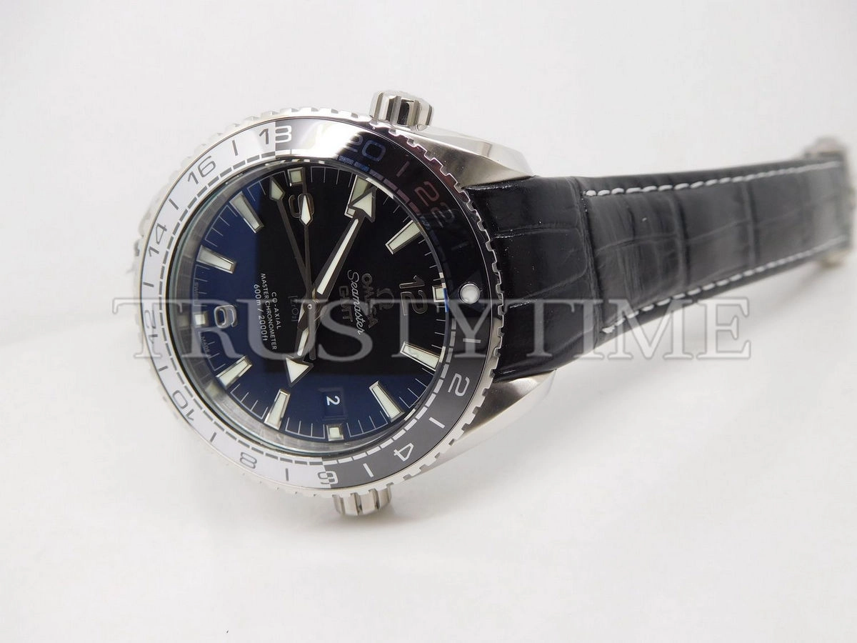 Копия часов Omega Seamaster Planet Ocean 600m Co‑Axial Master Chronometer GMT 43.5mm 215.33.44.22.01.001 Арт.OM-0656