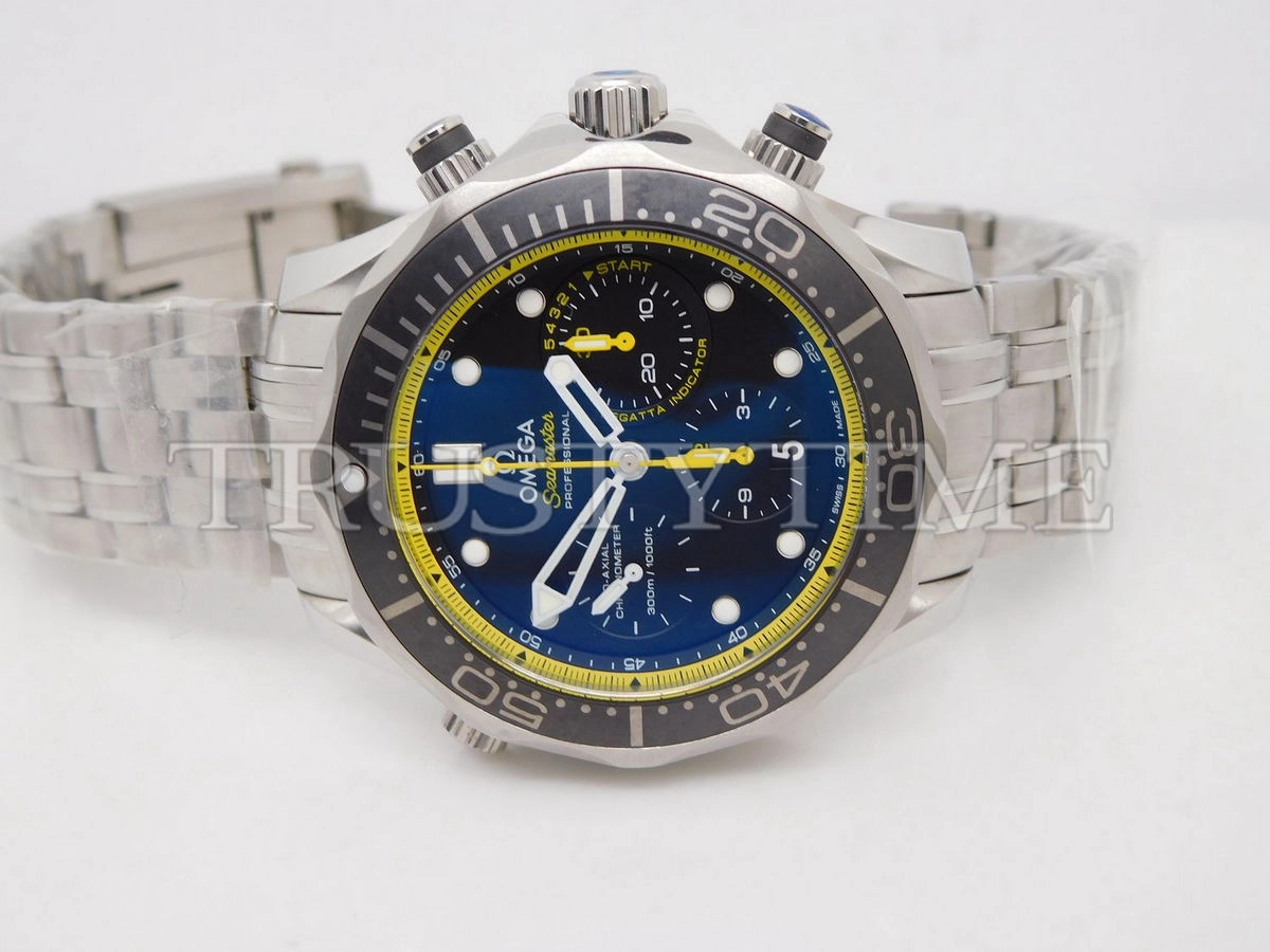 Копия часов Omega Seamaster Diver 300m Co‑Axial Chronometer Chronograph 44mm 212.30.44.50.01.002 Арт.OM-0712