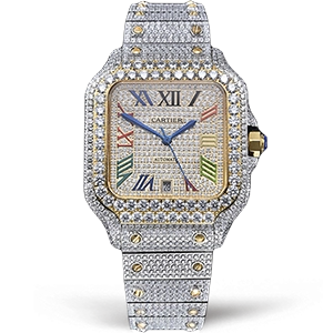 Копия часов Cartier Santos De Cartier 40 W2SA0009 Diamonds Арт.CR-0942