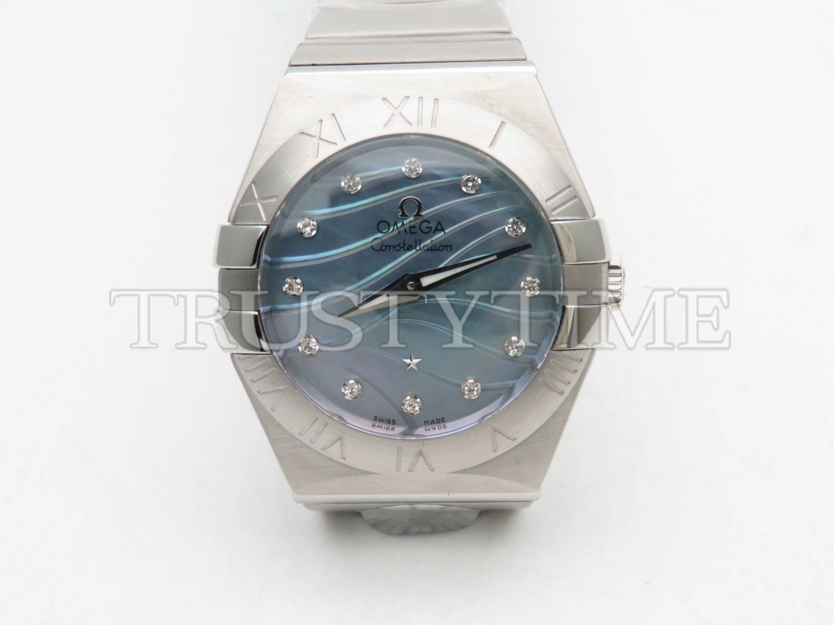 Копия часов Omega Constellation Quartz Brushed 27mm 123.10.27.60.57.001 Арт.OM-0467