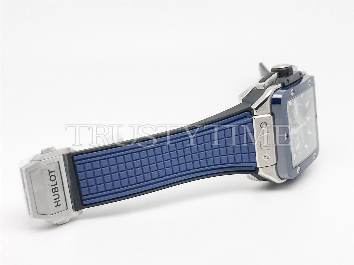 Копия часов Hublot Square Bang Unico Titanium Blue Ceramic 821.NL.5170.RX Арт.HB-1282