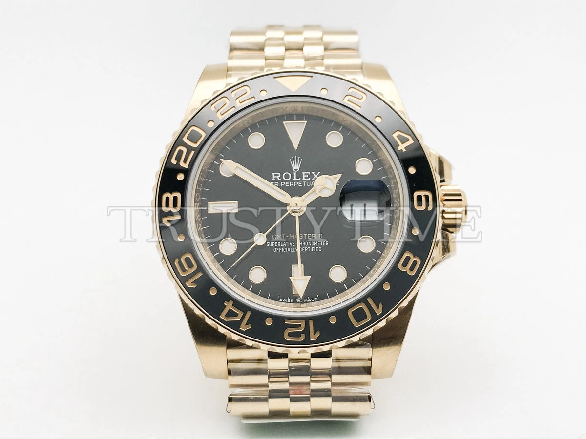 Копия часов Rolex GMT Master II 40mm 126718GRNR-0001 Арт.RX-2881
