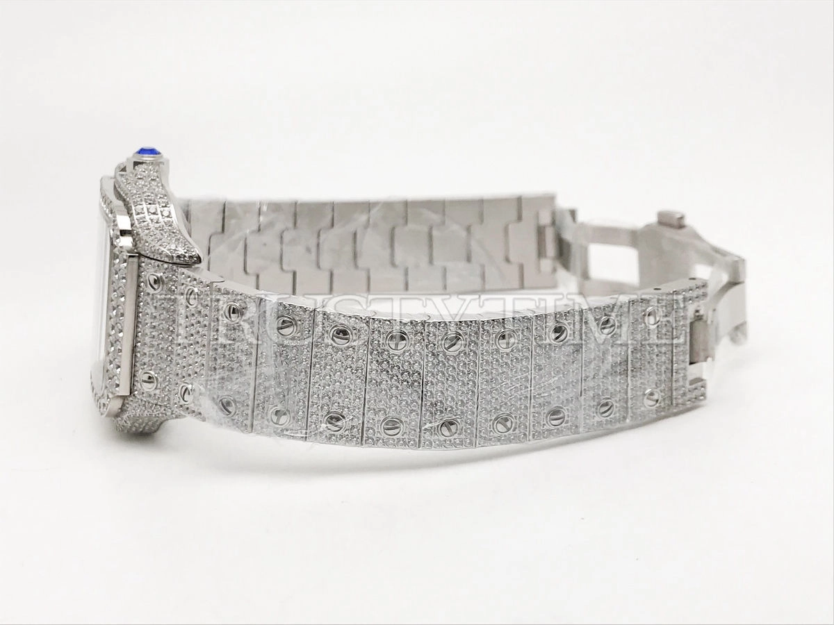 Копия часов Cartier Santos De Cartier 40 WSSA0018 Diamonds Арт.CR-0933