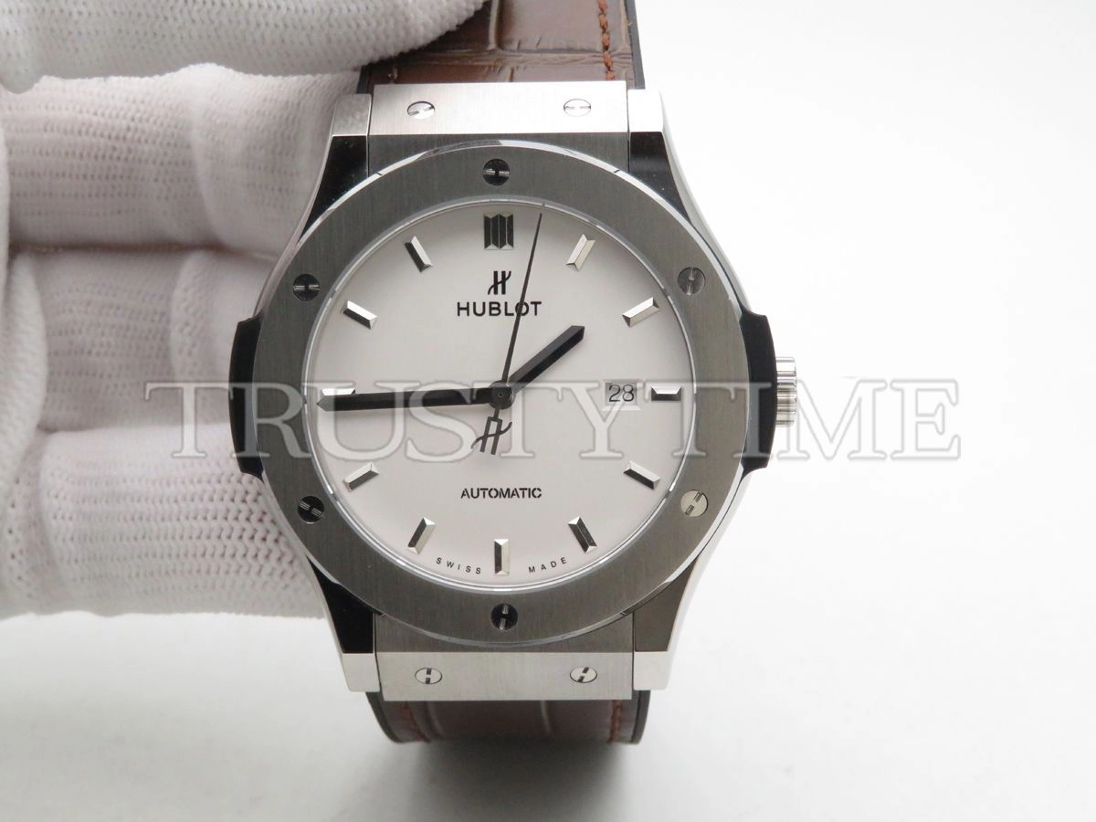 Копия часов Hublot Classic Fusion Titanium Opalin 45mm 511.NX.2611.LR Арт.HB-0569