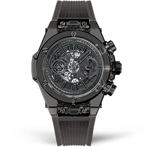 Копия часов Hublot Big Bang Unico All Black Sapphire 45mm 411.JB.4901.RT Арт.HB-0435