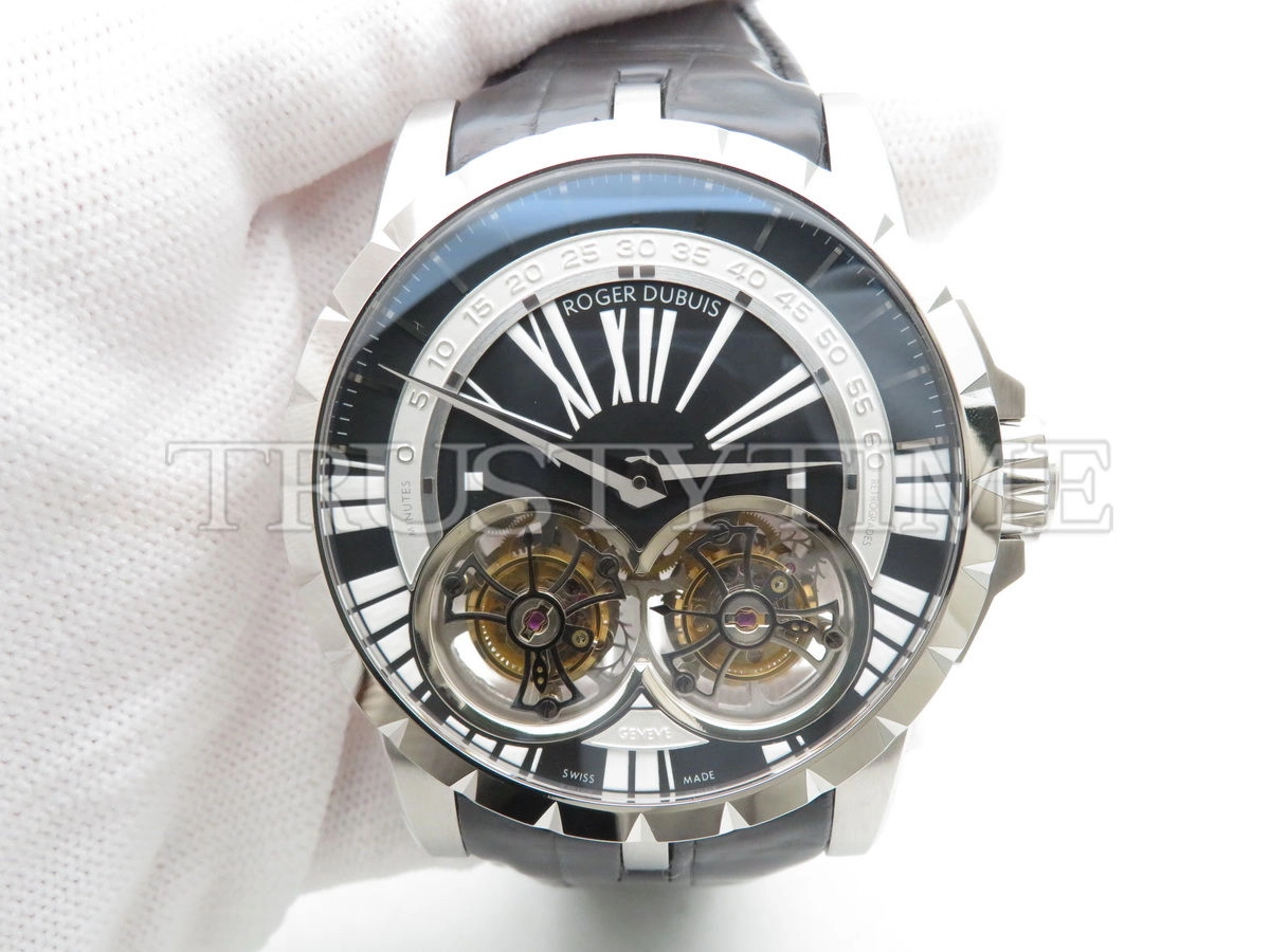 Копия часов Roger Dubuis Excalibur Double Flying Tourbillon 45mm RDDBEX0248 Арт.RG-0418