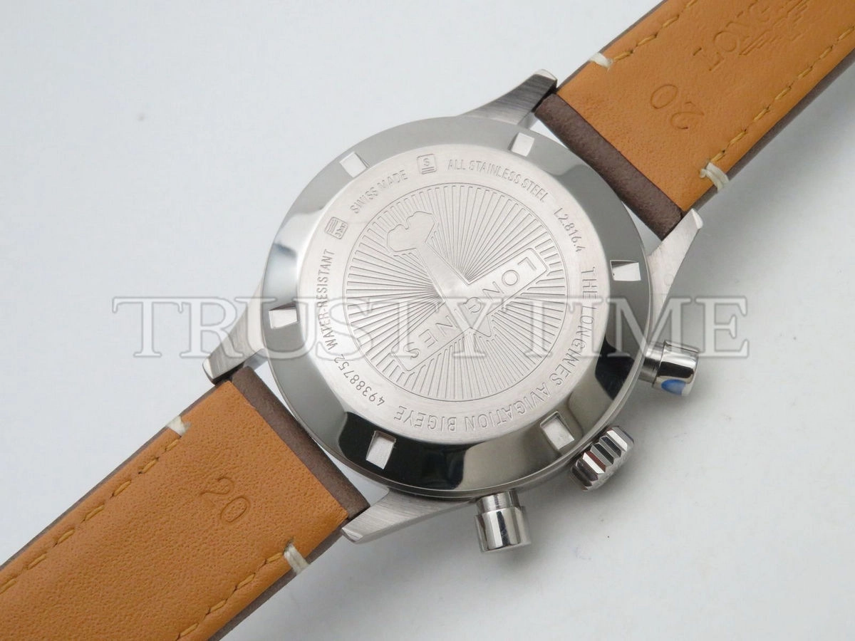 Копия часов Longines Avigation BigEye Chronograph L2.816.4.53.2 Арт.LN-0290