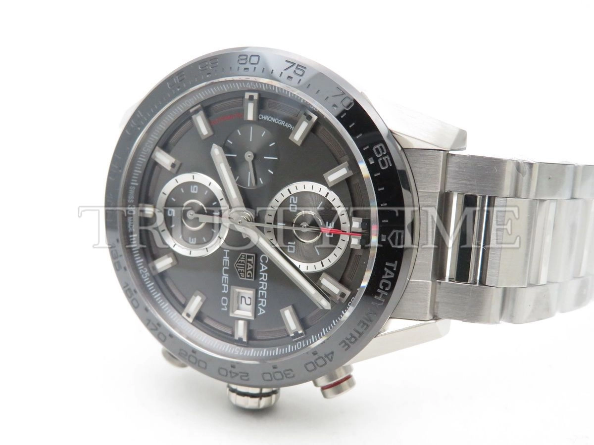 Копия часов Tag Heuer Carrera Calibre Heuer 01 43mm CAR201W.BA0714 Арт.TG-0397