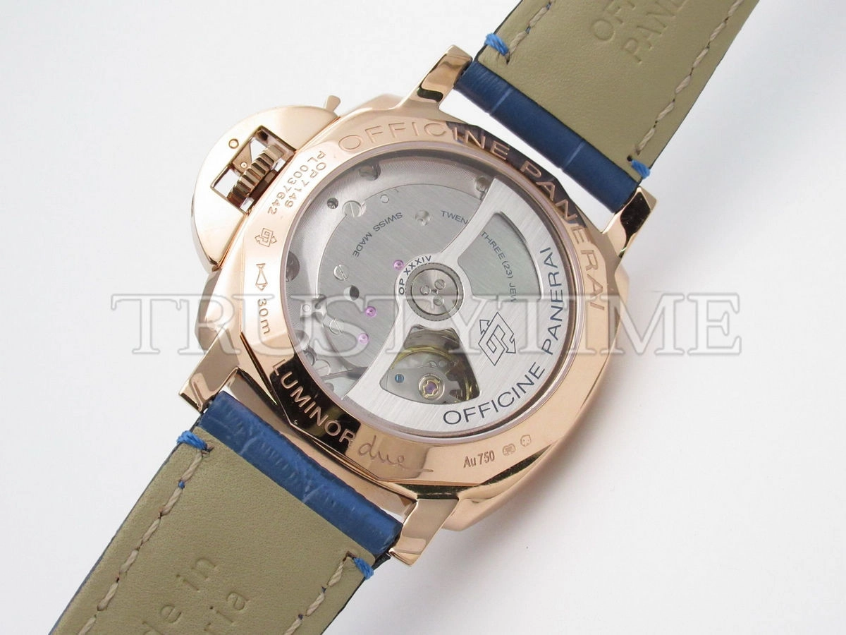 Копия часов Panerai Luminor Due 3 Days Automatic Oro Rosso 38 mm PAM00756 Арт.PN-0701