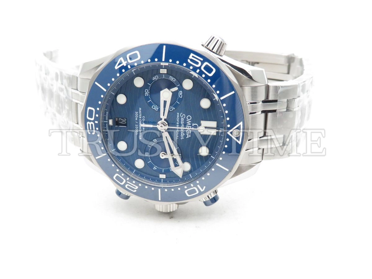 Копия часов Omega Seamaster Diver 300m Co‑Axial Master Chronometer Chronograph 44mm 210.30.44.51.03.001 Арт.OM-0824