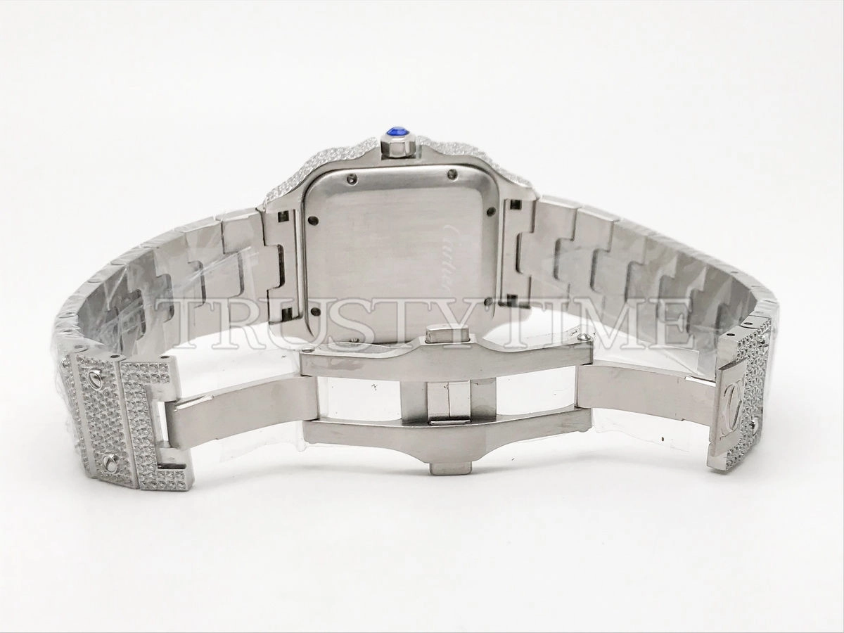 Копия часов Cartier Santos De Cartier 40 WSSA0018 Diamonds Арт.CR-0928