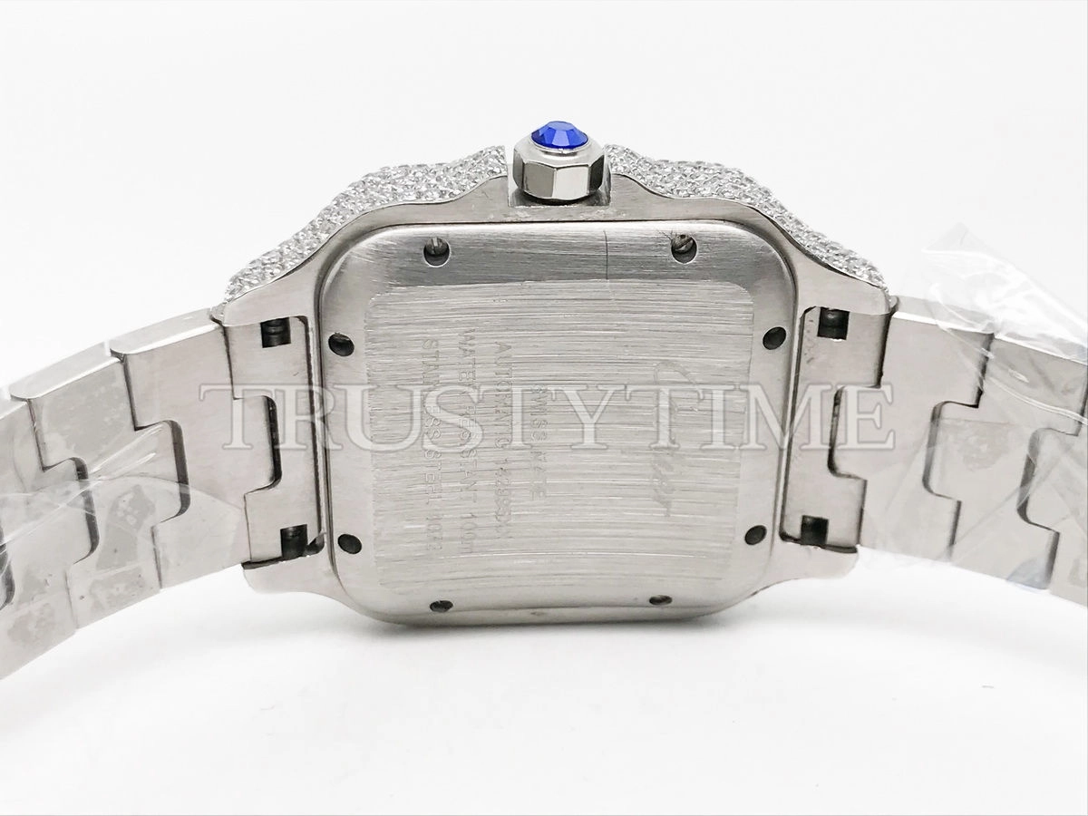 Копия часов Cartier Santos De Cartier 40 WSSA0018 Diamonds Арт.CR-0931